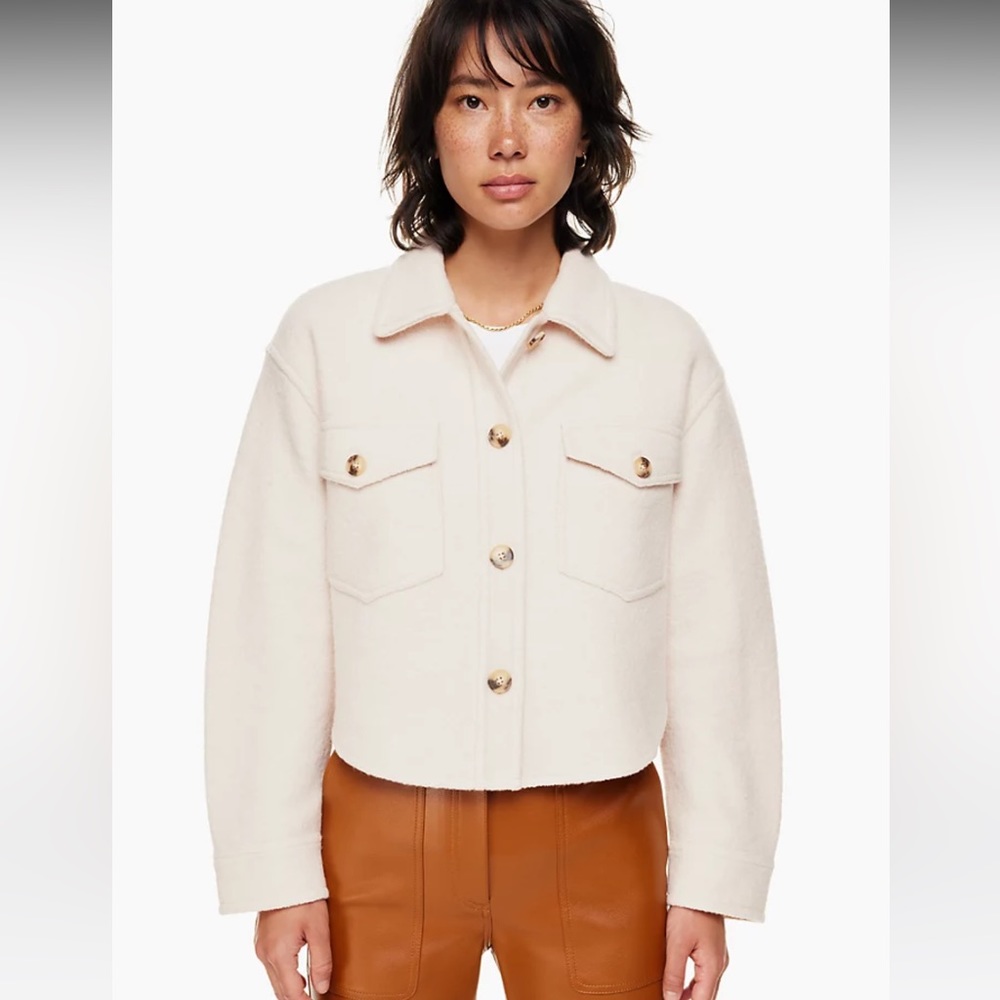 The Ganna™ Cropped Shirt Jacket